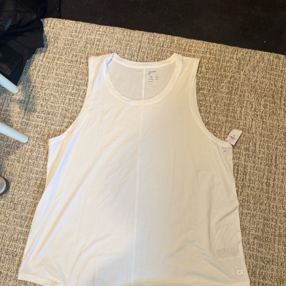 GAP White Workout Tank Top